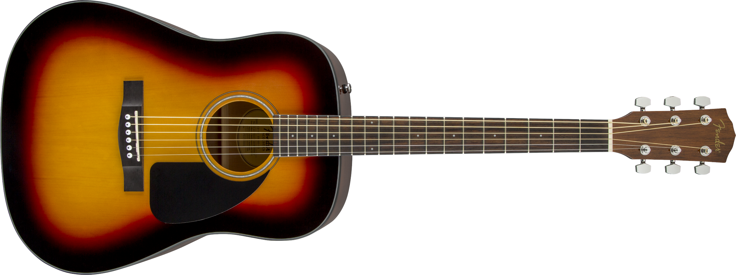 This is an image of the Fender CD-60 Dread V3 w/ Case Sunburst